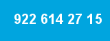 922 614 27 15 922 614 27 15